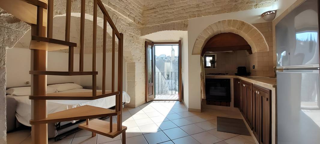 Apartament wakacyjny dla 4 osób, z balkon w Alberobello