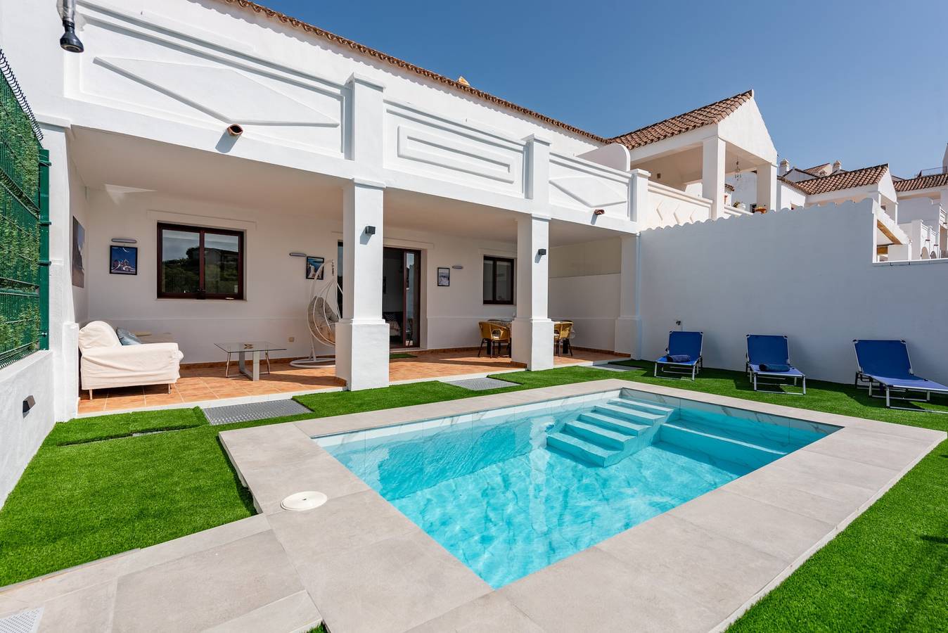 Maison de vacances 'Florida Home' avec vue sur la mer, piscine privée et terrasse privée in Casares del Sol, Casares