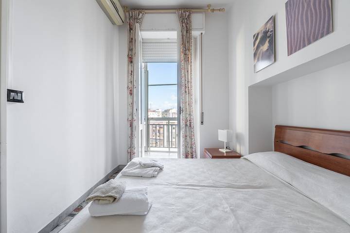 Apartament wakacyjny dla 3 osób, z balkon w Cagliari