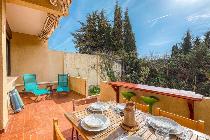 Ferienwohnung für 6 Personen, mit Balkon/Terrasse und Terrasse, kinderfreundlich - 1