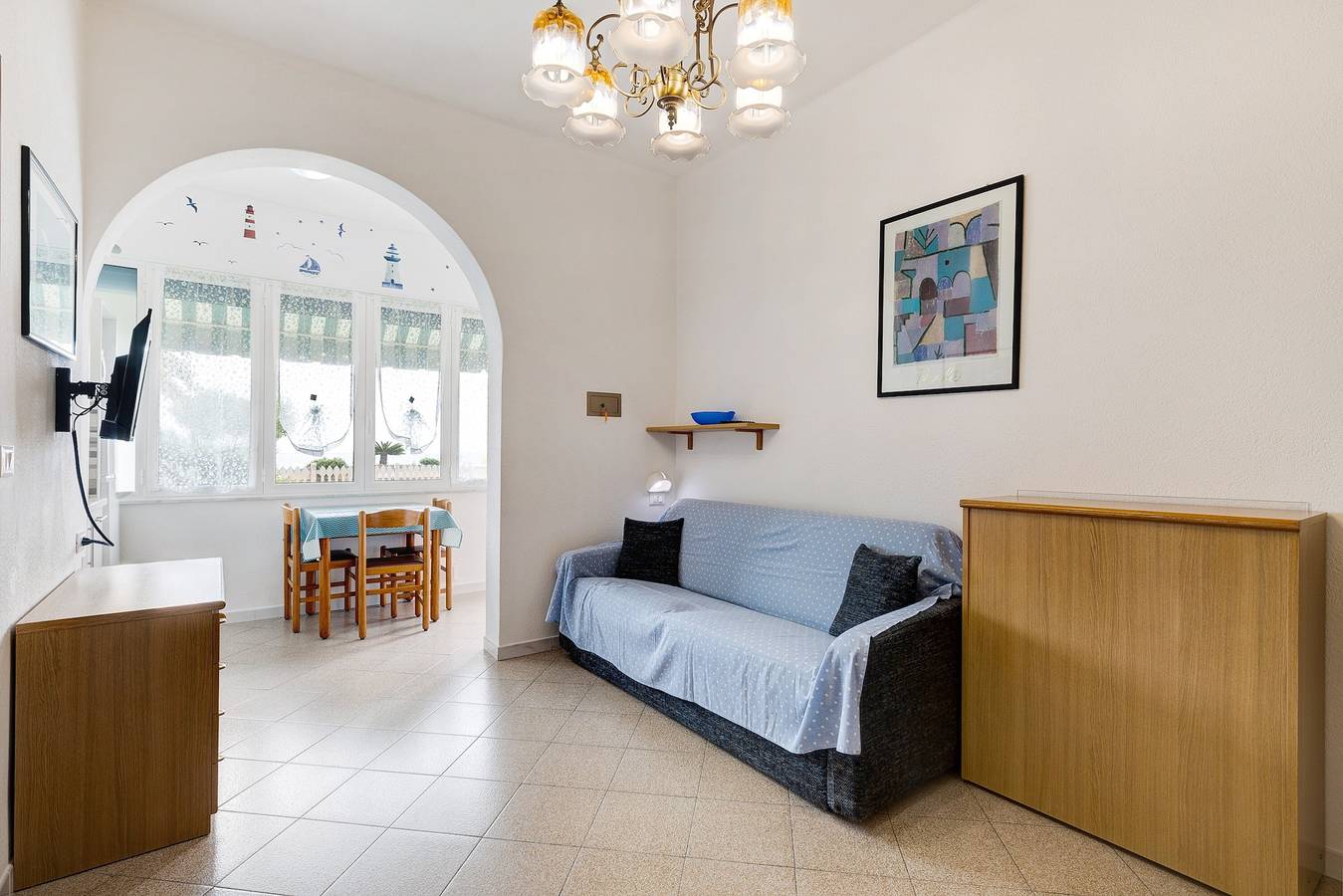 Studio entier, Studio "Monolocale 12" avec vue sur mer, Wi-Fi et climatisation in Pietra Ligure, Commune de Pietra Ligure