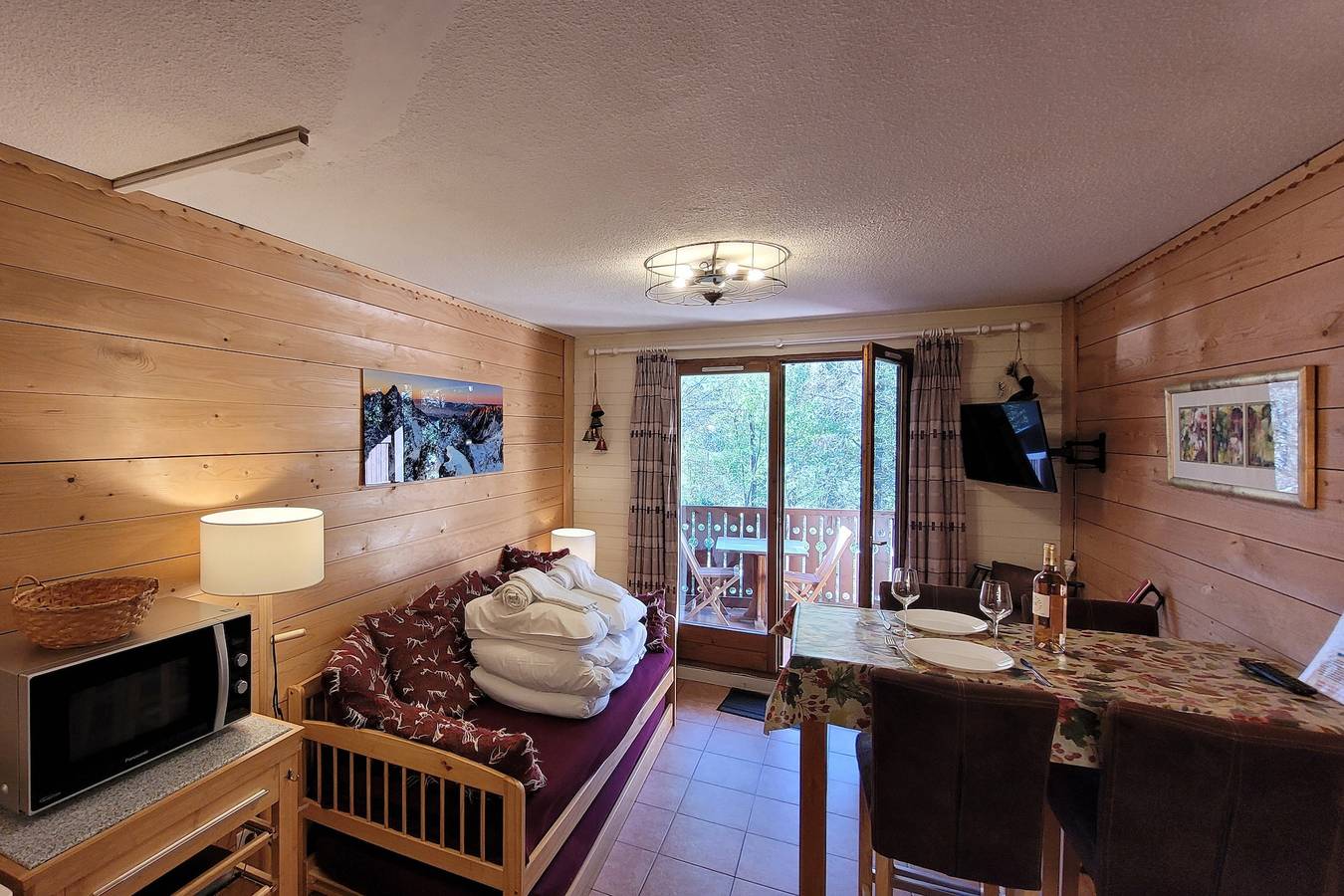 Apartamento entero, Résidence Le Château - D86 in Les Houches, Macizo del Mont Blanc