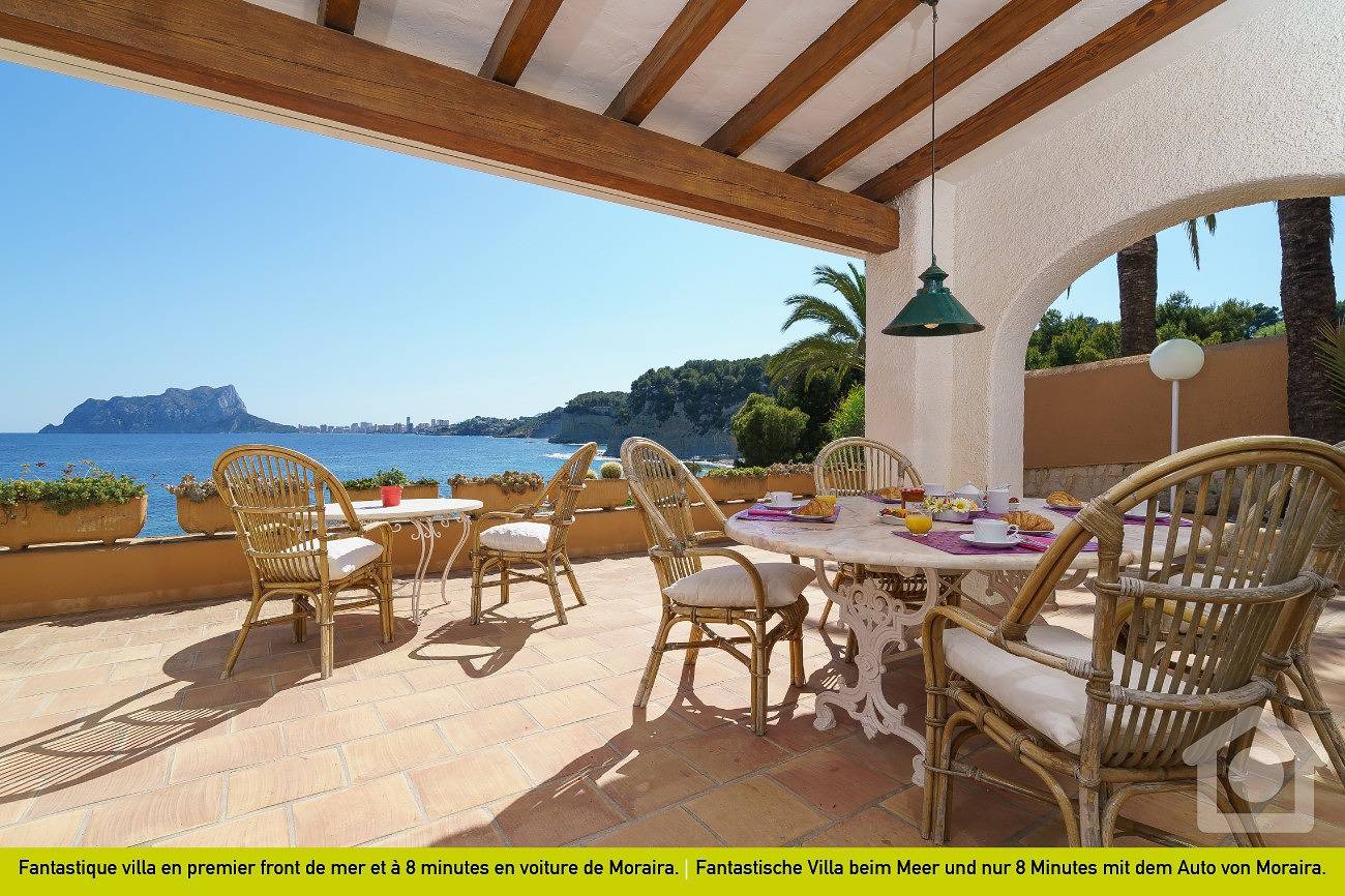 Villa for 10 people with balcony in Benissa, Costa Blanca