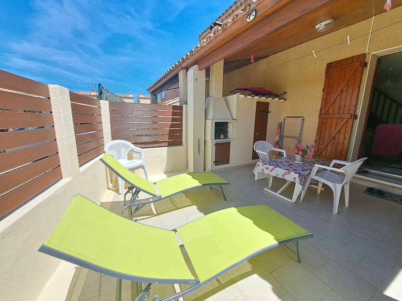 Gemütliches Reihenhaus mit Terrasse, Gartengrill und Parkplatz in Marseillan, Mittelmeerküste (Frankreich)