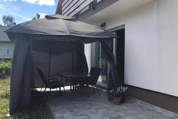 Ferienhaus für 4 Personen, mit Balkon/Terrasse, mit Haustier