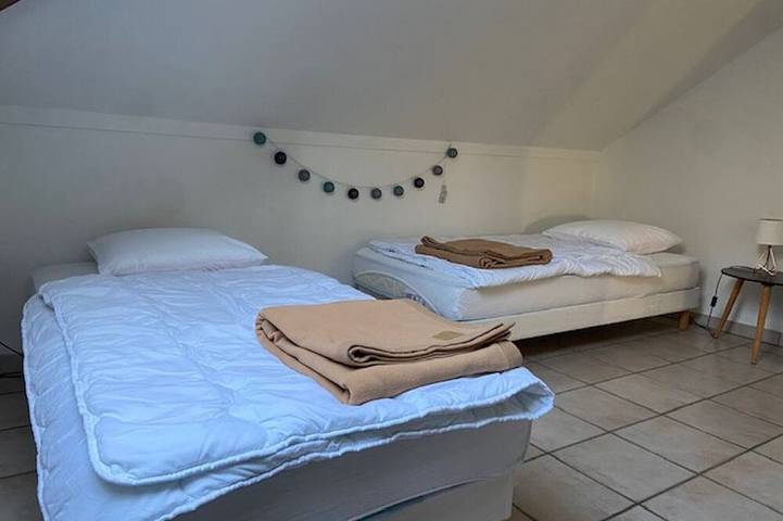 Ganze Wohnung, Schönes Duplex-Apartment, Terrasse, 2 Min. zum See, 4 Pers. in Sévrier, Parc naturel régional du Massif des Bauges