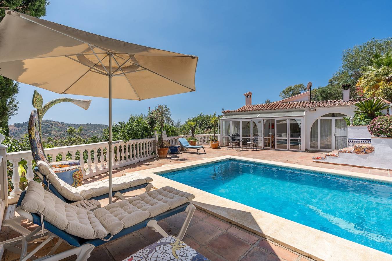 Villa for 4 personer med have in Torrox, Costa del Sol