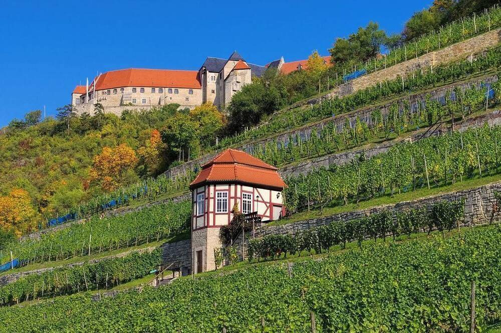 \"Fewo Korbweide\", Bad, Wc - Ferienhaus zur alten Korbmacherei in Freyburg (Unstrut), Saale-Unstrut