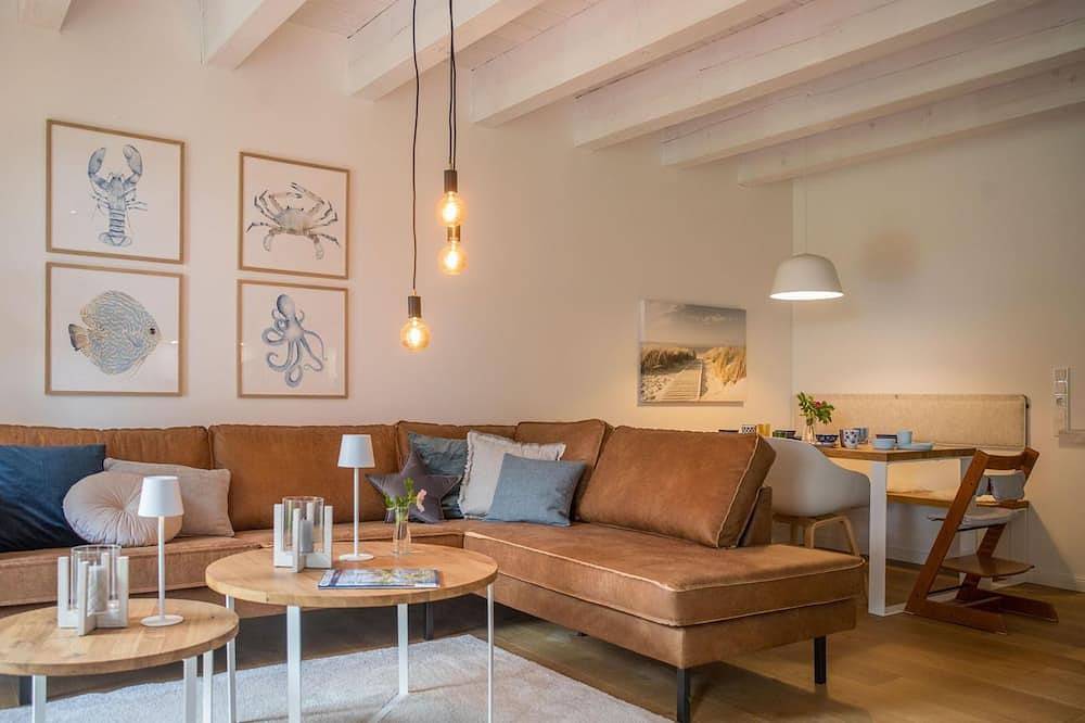 Ganze Wohnung, Luzie - Ferienwohnung in Rysum bei Greetsiel, 74 m²/4 Pers., 4 km zum Meer und in Krummhörn, Landkreis Aurich