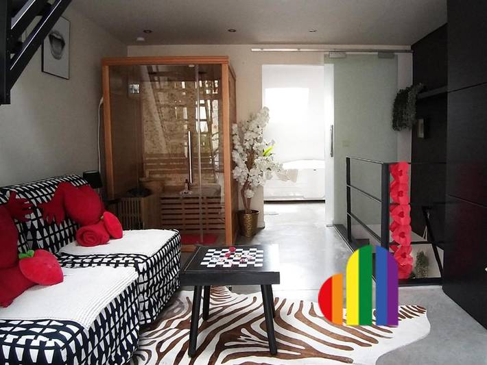 Ferienwohnung für 4 Personen, mit Whirlpool und Terrasse sowie Sauna und Ausblick in Antwerpen