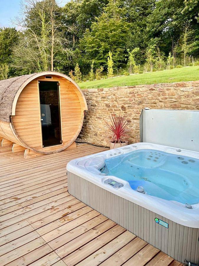 Maison de vacances pour 4 personnes, avec vue ainsi que sauna et jardin