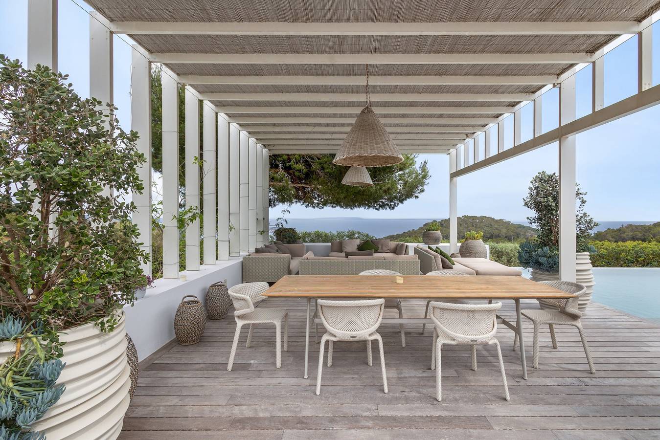 Casa Cayama avec vue sur la mer, Wi-Fi et climatisation in Es Cubells, Sant Josep de sa Talaia