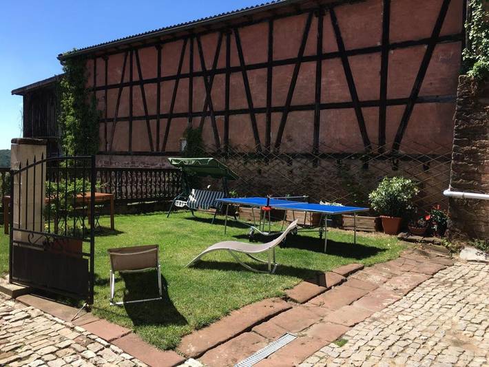 Gîte pour 6 personnes, avec Terrasse ainsi que Jardin et Vue à Oberbronn