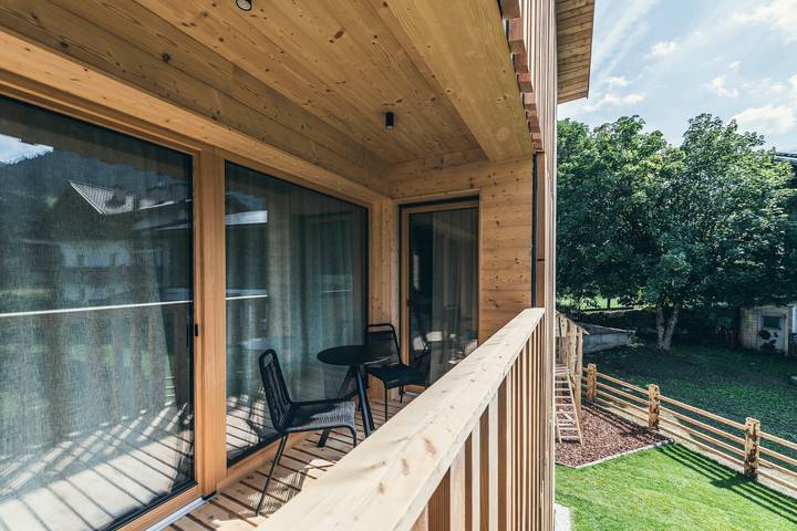 Ganze Wohnung, Apartment "Lichtung Woldererhof Waldluft" mit Bergblick, Sauna, Wlan und Balkon in Gasteig, Ratschings