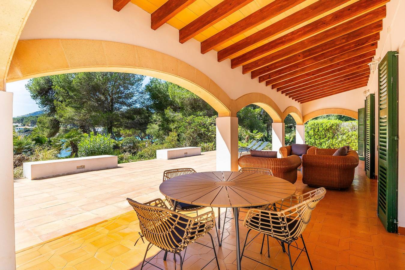 Ferienhaus 'Aladern' mit Meerblick, privater Terrasse und Wi-Fi in Font de sa Cala, Capdepera