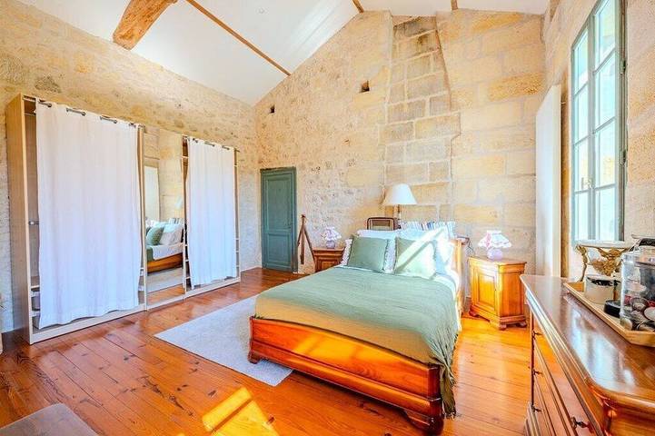 Location de vacances pour 6 personnes, avec piscine ainsi que jardin et jacuzzi à Grézillac - 3