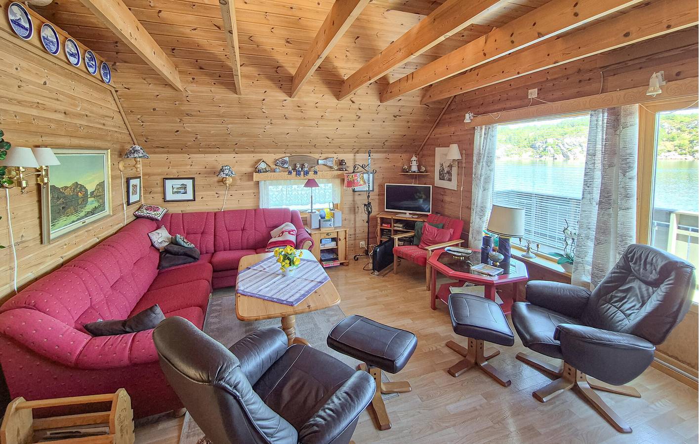 Casa de vacaciones para 6 personas con terraza in Bømlo