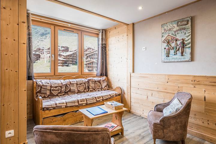 Location de vacances pour 10 personnes, avec balcon à Val Thorens