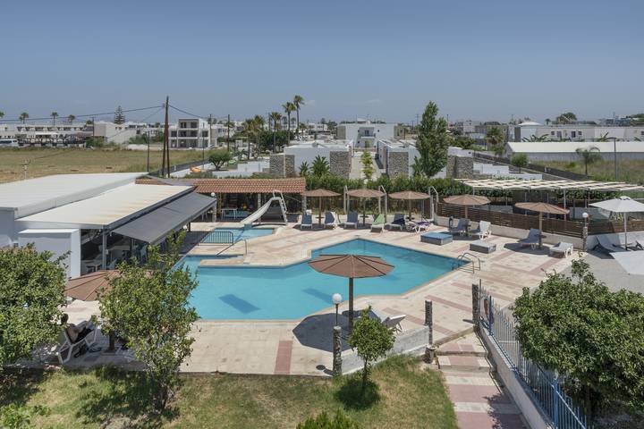 Ferienwohnung für 4 Personen, mit Garten und Seeblick sowie Kinderpool und Balkon auf Kos - 2