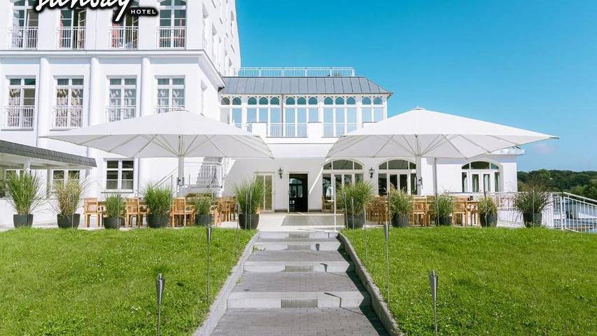 Ferienwohnung für 3 Personen, mit Terrasse und Garten sowie Pool und Sauna, mit Haustier in Werder