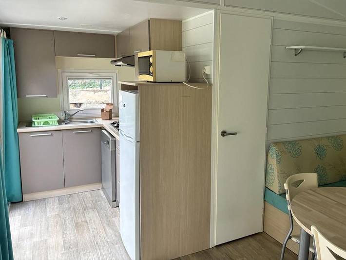 Camping Ushuaïa Villages - Les Pommiers Pays d'Auge - Mobilheim 4 personen - Mobilheim Louisiane Grand Large 2 Zimmer in Saint-Pierre-de-Cormeilles, Bernay und Umgebung
