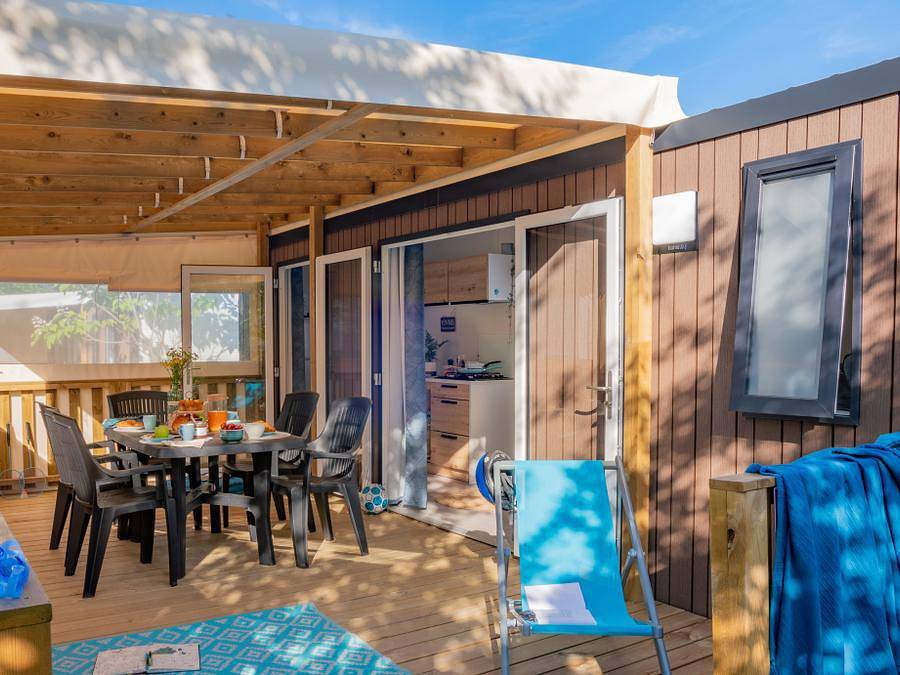 Camping Campilo - Mobilheim 6 personen - Privilège Tv Lv Clim - 3 Schlafzimmer - 6 Personen in Aubigny (Vendée), Loire-Tal