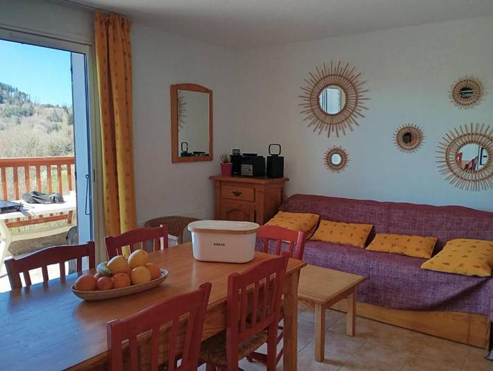 Gîte pour 8 personnes, avec vue ainsi que vue sur le lac et terrasse, animaux acceptés dans Lac de la Raviège - 3