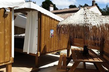 Maison de campagne pour 4 personnes, avec jardin dans Luna Park La Palmyre