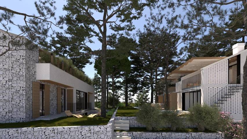 Villa pour 10 personnes, avec piscine ainsi que vue et balcon à Punat - 3