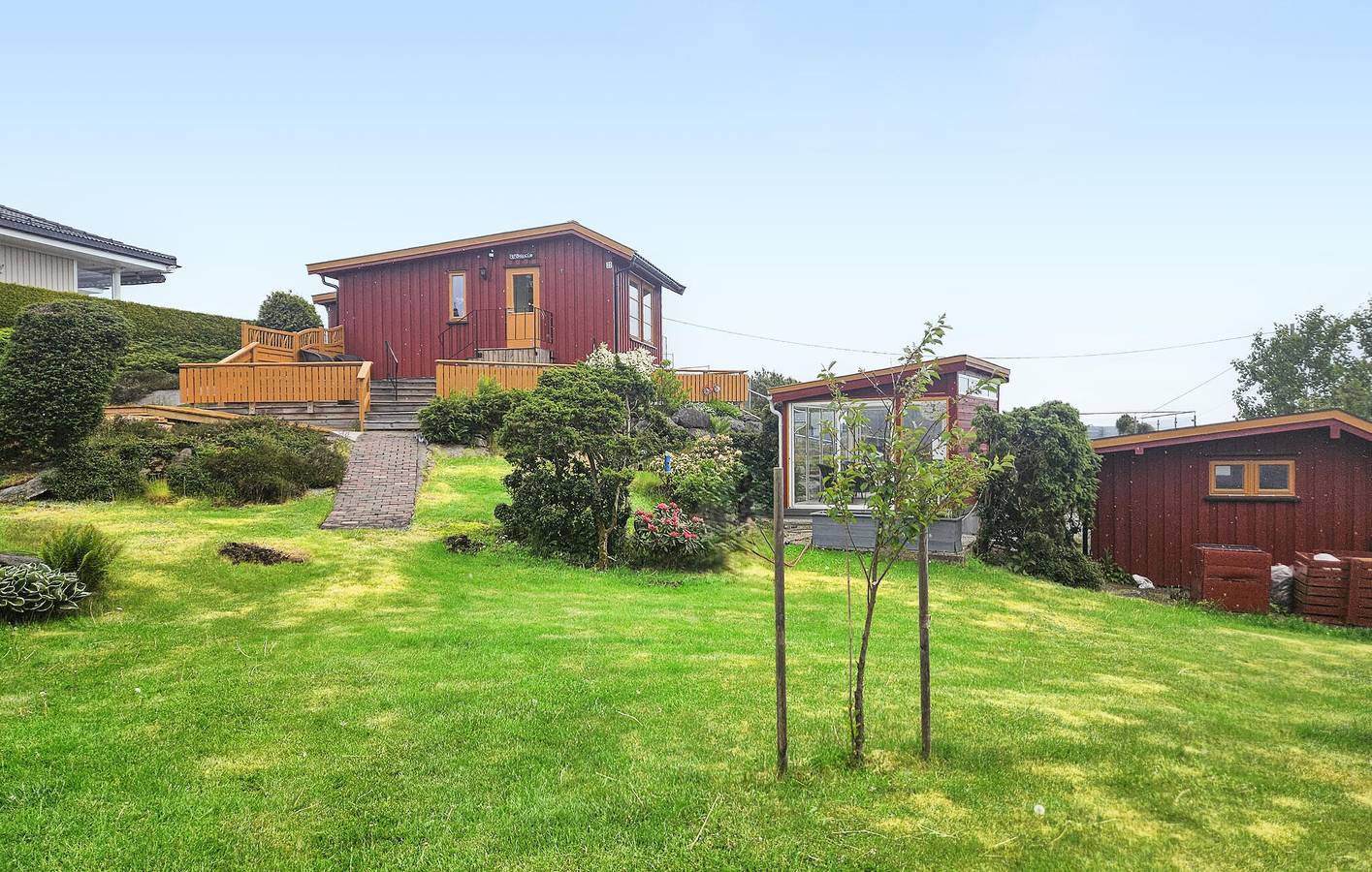 Ferienhaus für 4 Personen mit Terrasse in Rygge