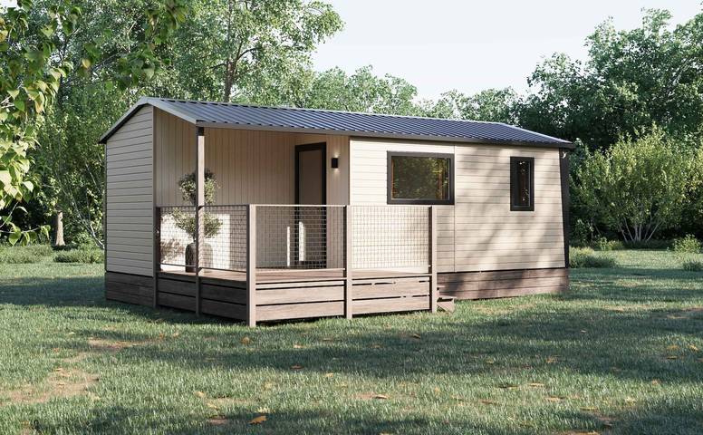 Caravane pour 4 personnes, avec Piscine