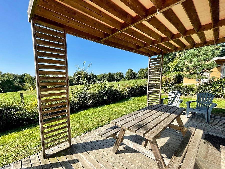 Camping L'Ambois - Chalet 6 personnes - L - Chalet Privilège 3 ch. Premium - Dimanche 6/7 pers. in Mouilleron-le-Captif, Région de La Roche-sur-Yon