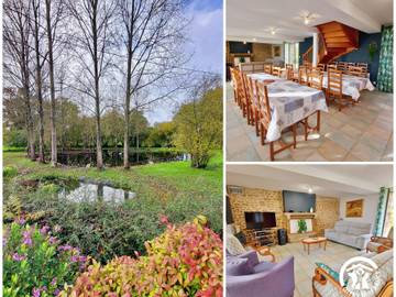 Gîte pour 12 personnes, avec jardin dans Mayenne