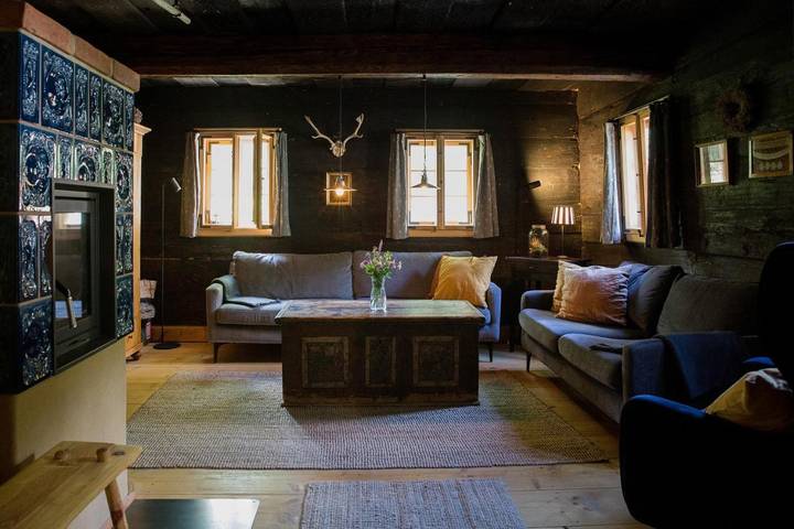 Ferienwohnung für 11 Personen, mit Ausblick und Garten sowie Sauna in Krippen - 3