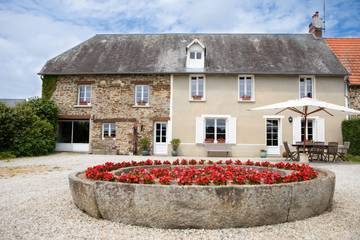 Chambre d’hôte pour 2 personnes, avec jardin dans la Manche