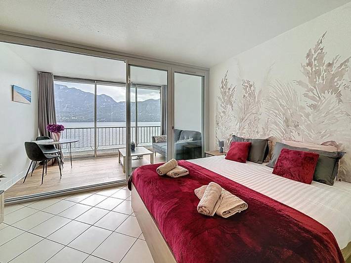 Appartement de vacances pour 2 personnes, avec vue et vue sur le lac
