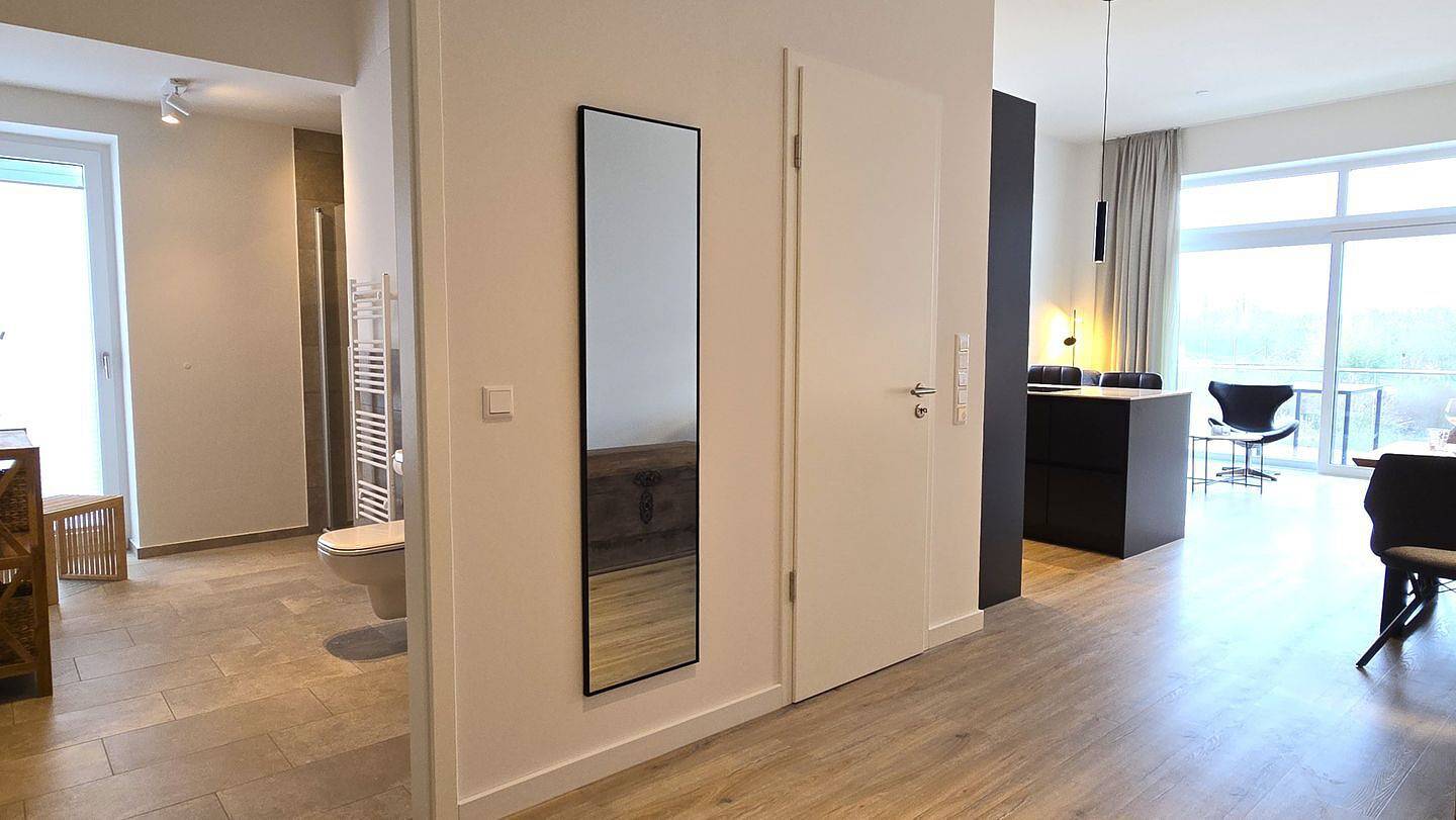 Ganze Wohnung, Ostsee Ferienwohnung Strandgut in 1. Reihe und nur 30m zum Strand in Kalifornien (Ostsee), Schönberg