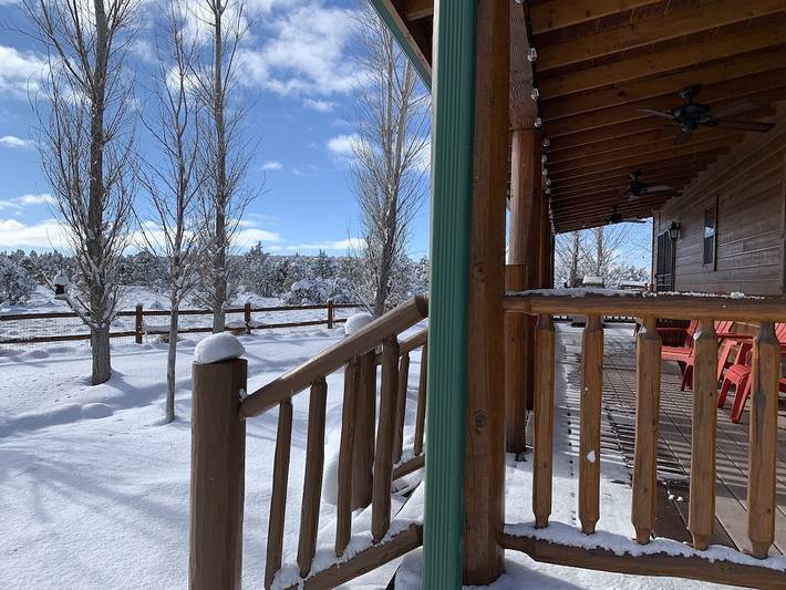 Blockhütte für 6 Personen, mit Garten - 1