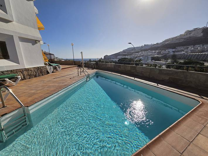 Apartment for 3 people, with ocean view and balcony in Puerto Rico (Gran Canaria)