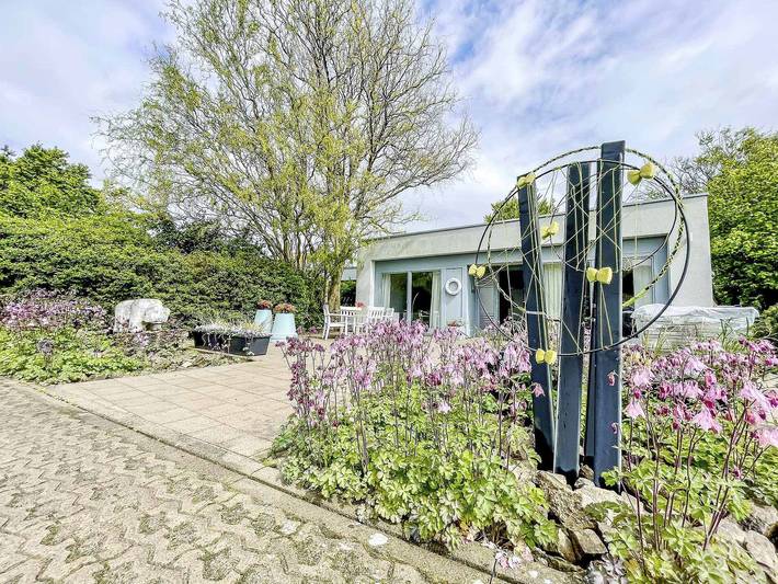 Ferienwohnung für 4 Personen, mit Balkon/Terrasse und Terrasse sowie Garten