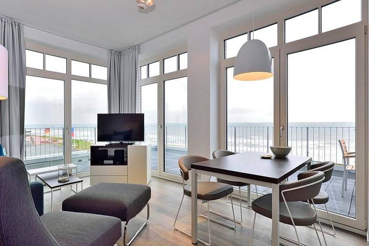 Ferienwohnung für 4 Personen, mit Balkon und Sauna auf Wangerooge