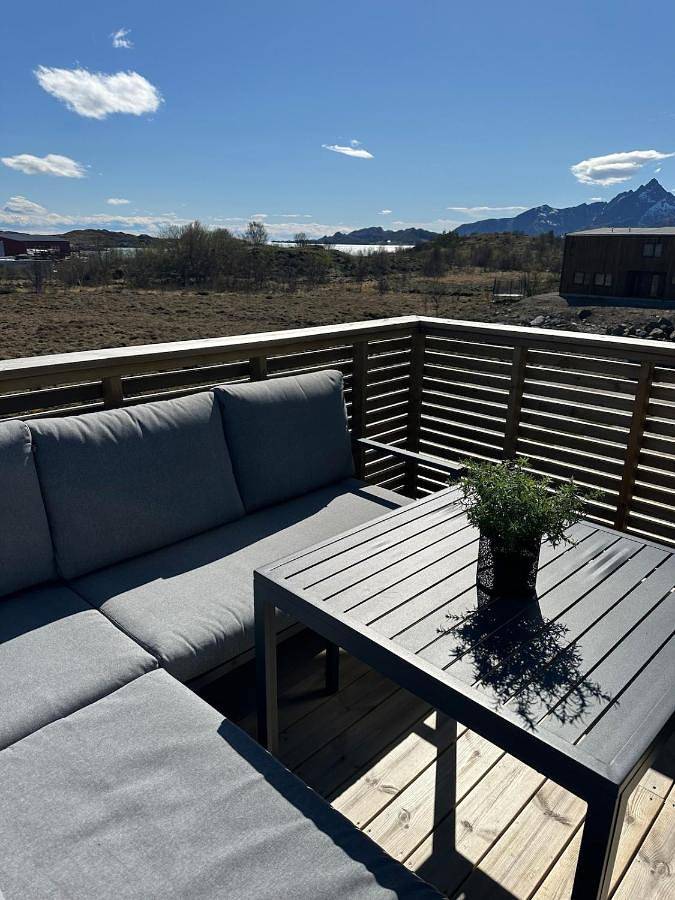 Ferienwohnung für 4 Personen, mit Balkon und Terrasse sowie Ausblick in Leknes - 4