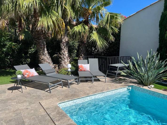 Villa pour 6 personnes, avec piscine et jardin à Sainte-Maxime