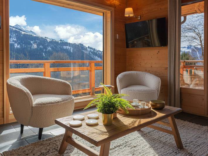4★ Chalet, 12 Pers, Spa, Panoramablick, nahe Shuttle in La Clusaz, Annecy und Umgebung