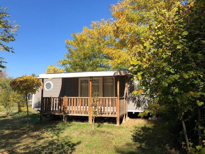 Camping Au Tylo Soleil - Mobilheim 4 personen - 41 Premium Mobil Home O'Hara 914 2 33m² in Dauphin, Regionaler Naturpark Luberon