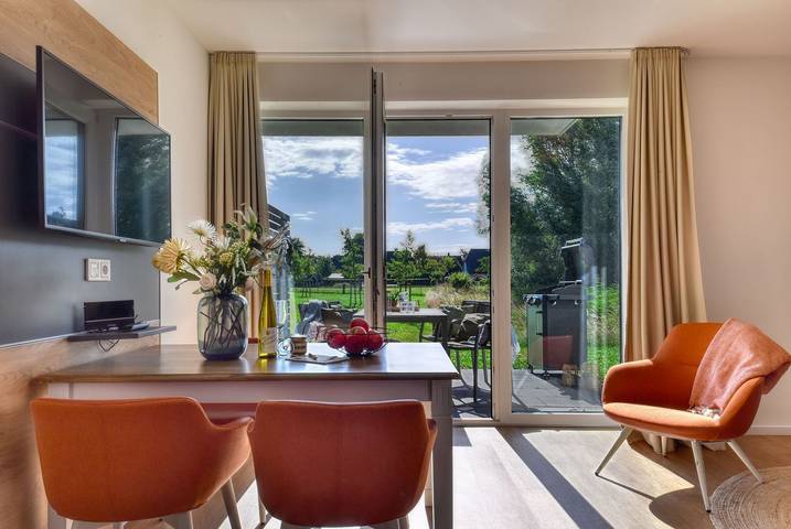 Ferienwohnung für 4 Personen, mit Terrasse und Garten