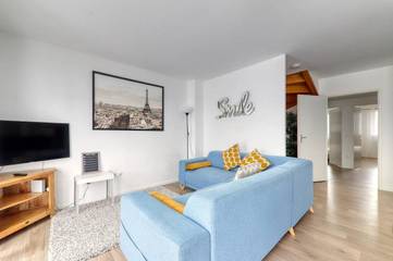 Gîte pour 8 personnes, avec jardin et terrasse à Montévrain