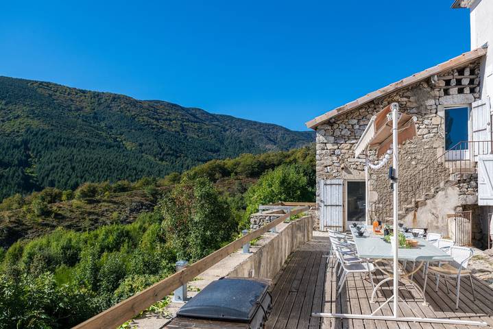 Camera 'La Ferme De Chalas - Tanargue' con piscina condivisa, terrazza condivisa e Wi-Fi in Valgorge, Parc naturel régional des Monts d'Ardèche