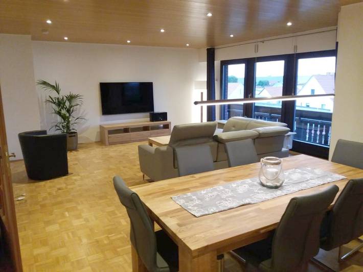 Ferienwohnung für 4 Personen, mit Balkon und Terrasse sowie Garten und Ausblick in Bad Dürkheim - 4