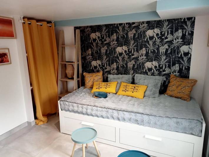 Chambre d’hôte pour 4 personnes, avec vue et jardin